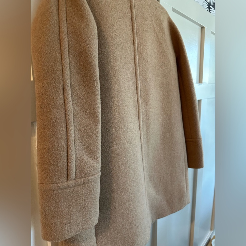 J. Crew Camel Wool Blend Coat - Picture 5 of 8